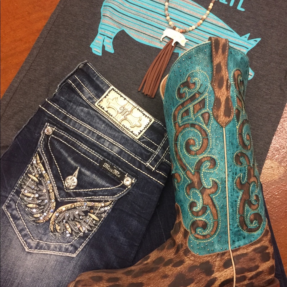 Ferrini Leopard Boots, New with tags - Picture 2 of 3